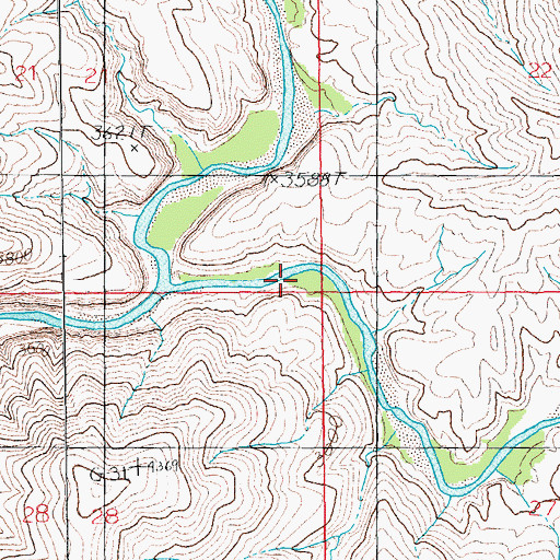 Topographic Map of Maques Place, AZ