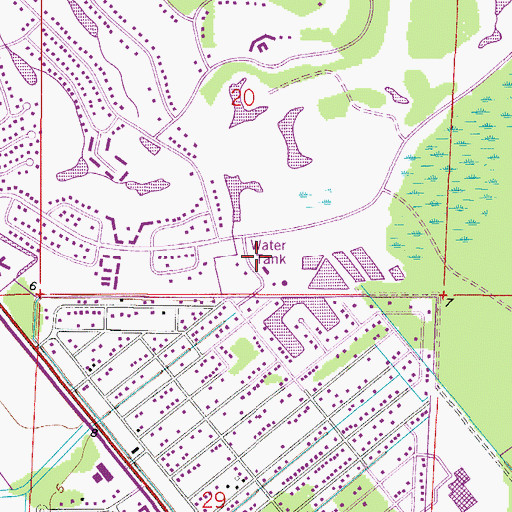 Topographic Map of South Collier County Regional Wastewater Treatment Facility, FL