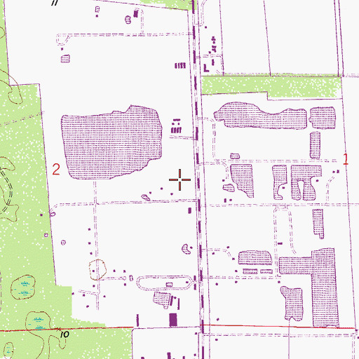 Topographic Map of Collier County Public Library Headquarters, FL