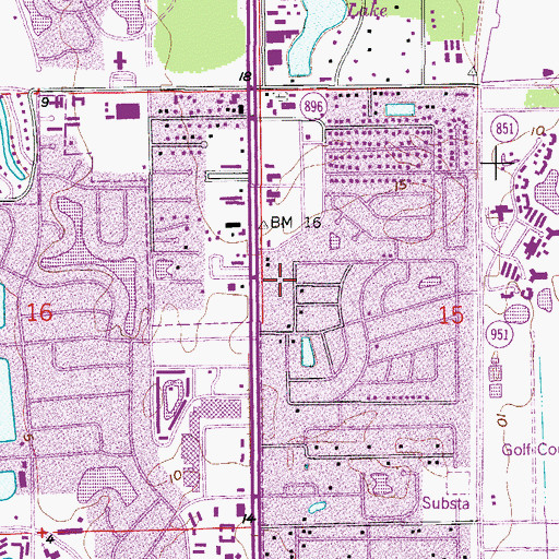 Topographic Map of Southwest Florida Holocaust Museum, FL