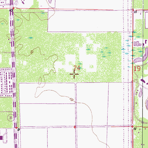 Topographic Map of Mount Plymouth Golf Club, FL