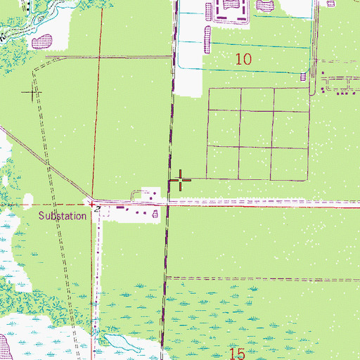 Topographic Map of Oriole Golf and Tennis Club of Margate, FL