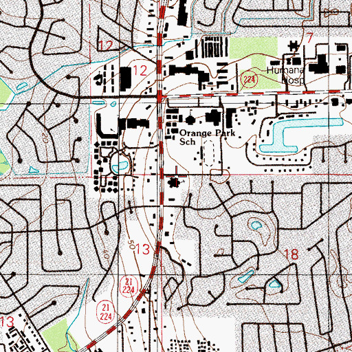 Topographic Map of The Church of Jesus Christ of Latter Day Saints, FL