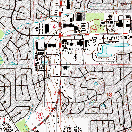Topographic Map of The Church of Jesus Christ of Latter Day Saints, FL