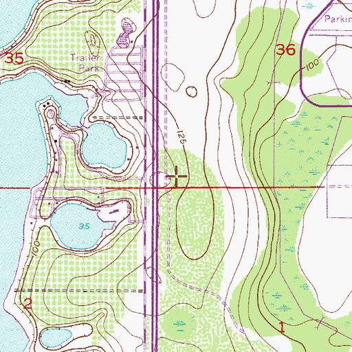 Topographic Map of Air Orlando Heliport, FL