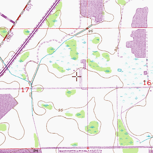 Topographic Map of Orlando Metropolitan Museum of Art, FL