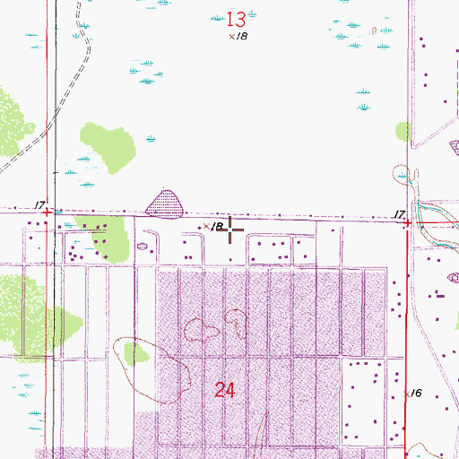 Topographic Map of Holiday Acres Laynes 2 Mobile Home Park, FL