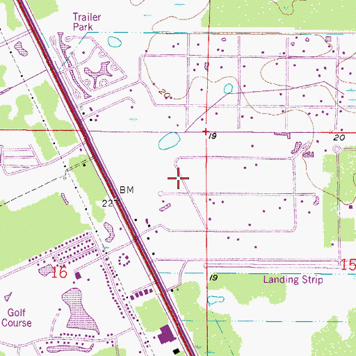 Topographic Map of Apostolic Christian Church, FL