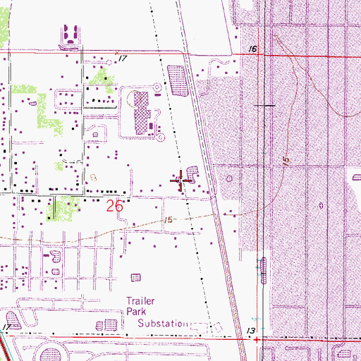 Topographic Map of Korean Presbyterian Church, FL