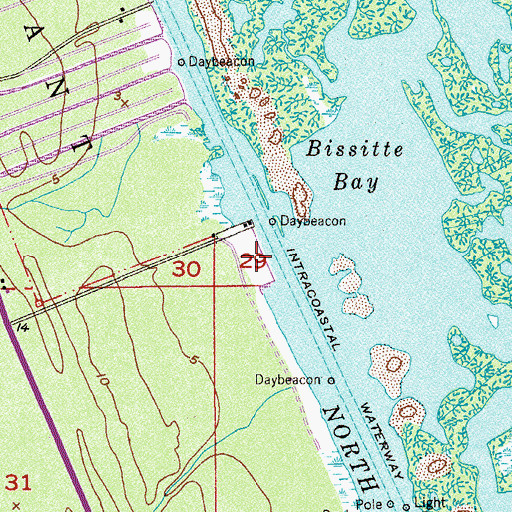 Topographic Map of Riverbreeze Park Mobile Home Park, FL