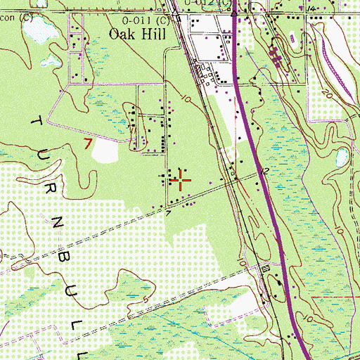 Topographic Map of Bibleway Church of God in Christ, FL