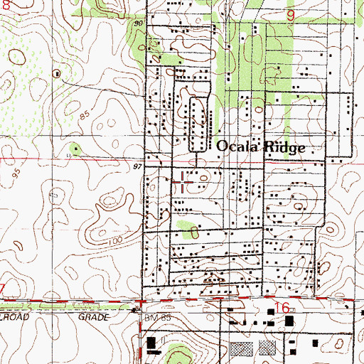 Topographic Map of Elohim Zion Christian Center, FL