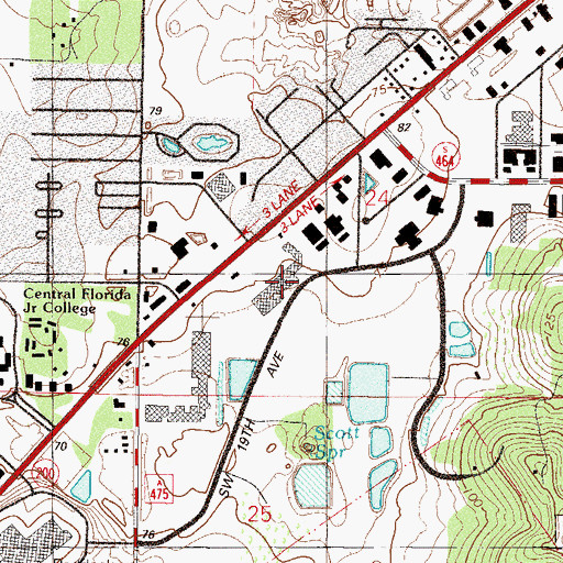 Topographic Map of Lighthouse Plaza, FL