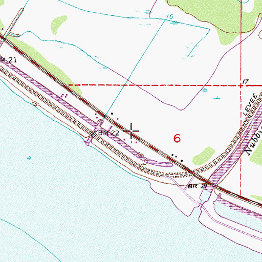 Topographic Map of Lone Oak Mobile Home Park, FL