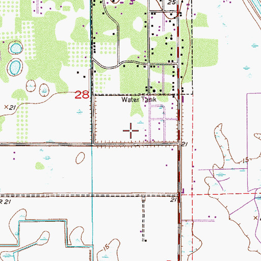 Topographic Map of Church of the Nazarene, FL