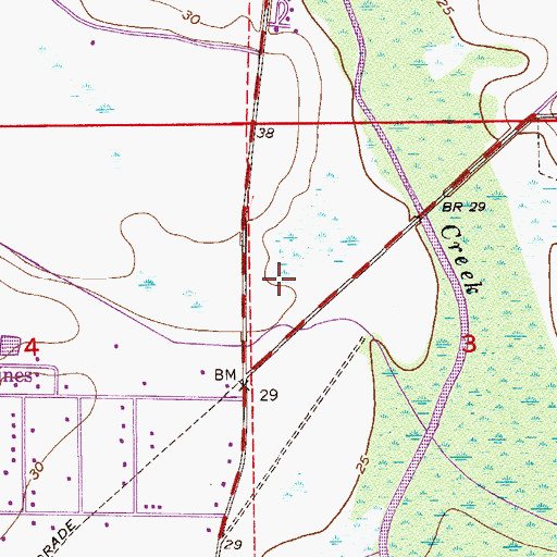 Topographic Map of Okeechobee Missionary Baptist Church, FL