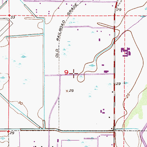 Topographic Map of Peace Lutheran Church, FL