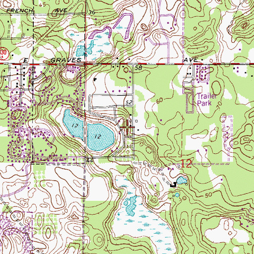 Topographic Map of Individual Freedom Ministries Church, FL