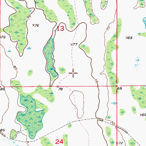 Topographic Map of Stanton Energy Center, FL