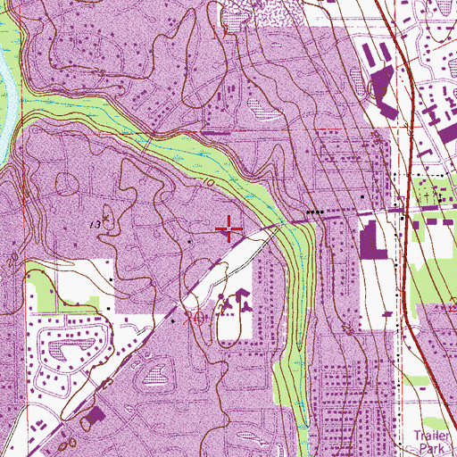 Topographic Map of Christ Presbyterian Church, FL