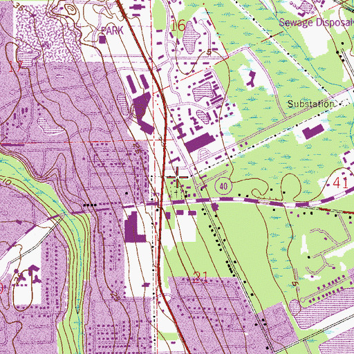 Topographic Map of Ormond Beach Alliance Church, FL