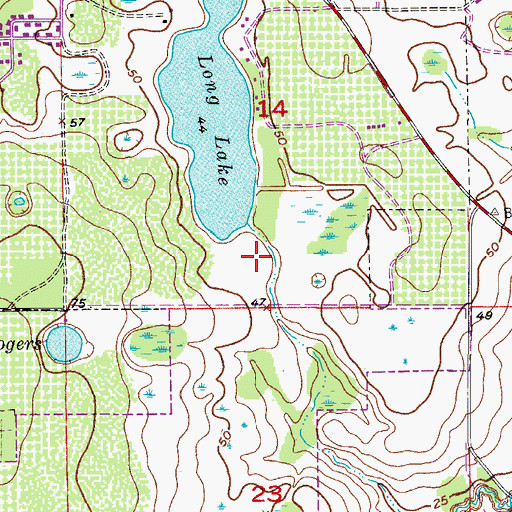 Topographic Map of Reformed Theological Seminary Library, FL