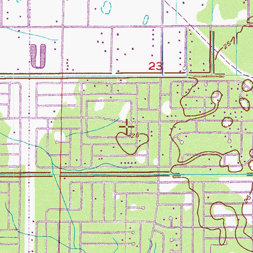Topographic Map of Holy Temple Church of the Living God, FL