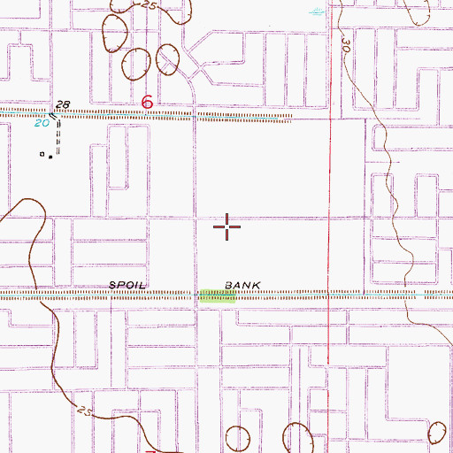 Topographic Map of Joy Lutheran Church, FL