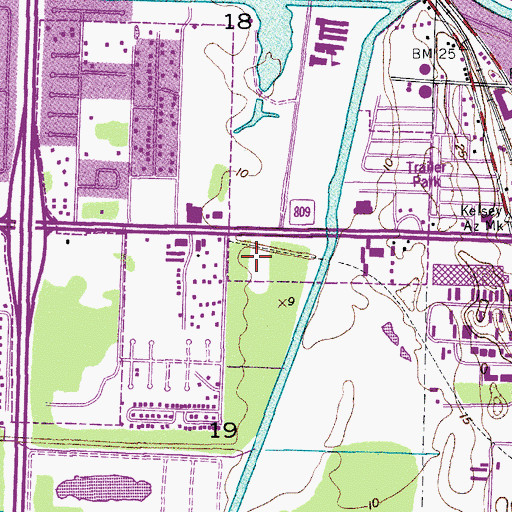 Topographic Map of International Childrens Museum, FL