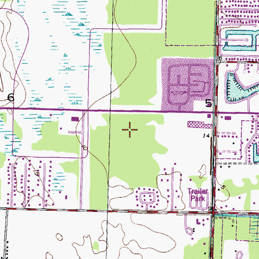 Topographic Map of Palm Beach Community College at Palm Beach Gardens Administration Building, FL