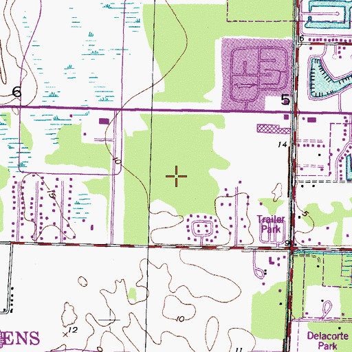 Topographic Map of Palm Beach Community College at Palm Beach Gardens Burt Reynolds Student Center, FL