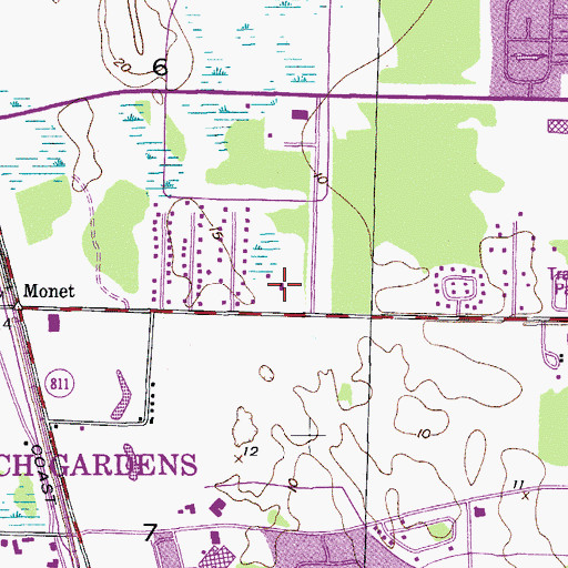 Topographic Map of Palm Beach Community College at Palm Beach Gardens Center for Early Learning, FL