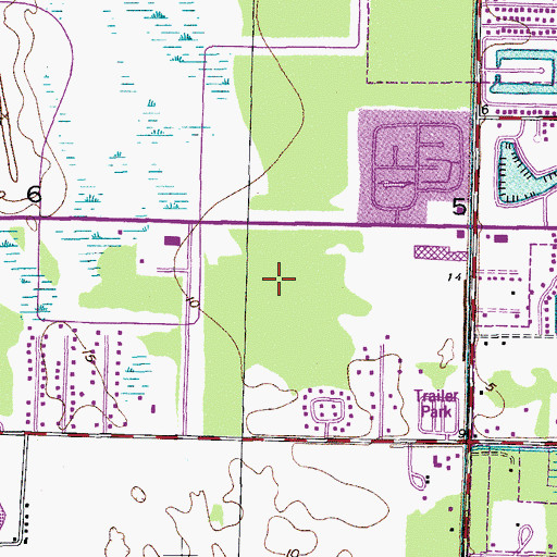 Topographic Map of Palm Beach Community College at Palm Beach Gardens Classroom Building, FL