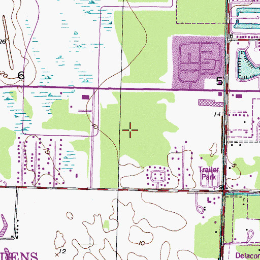 Topographic Map of Palm Beach Community College at Palm Beach Gardens Phillip D Lewis Center, FL