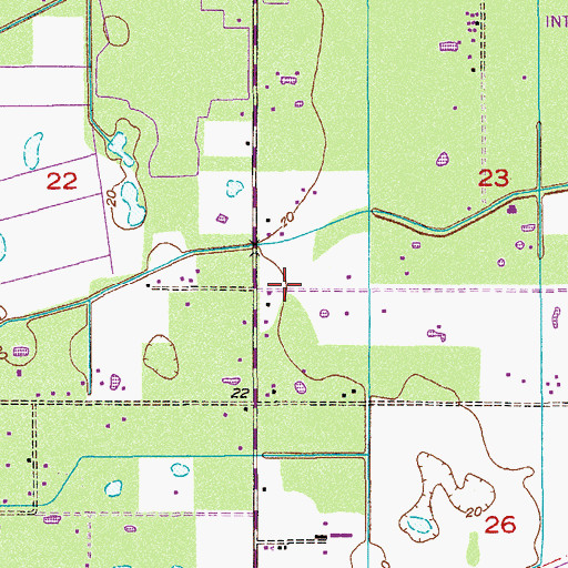 Topographic Map of Episcopal Church of the Advent, FL