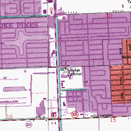 Topographic Map of Fletcher Park Arts and Cultural Center, FL