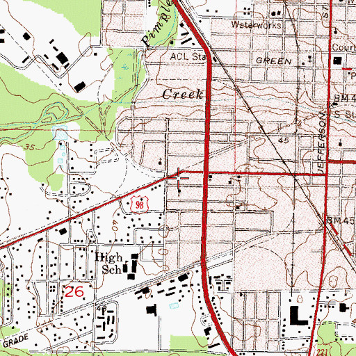 Topographic Map of Stewart Memorial African Methodist Episcopal Church, FL