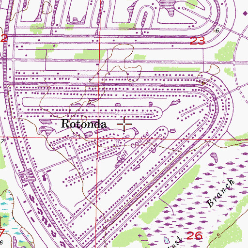 Topographic Map of San Jose Country Club, FL