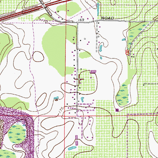 Topographic Map of Marker Road Mobile Home Park, FL