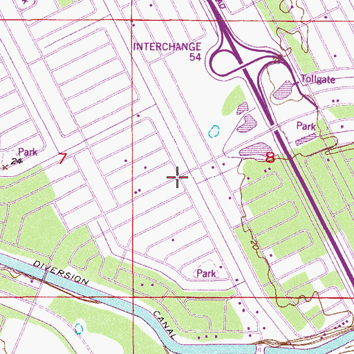 Topographic Map of Grace Lutheran Church, FL