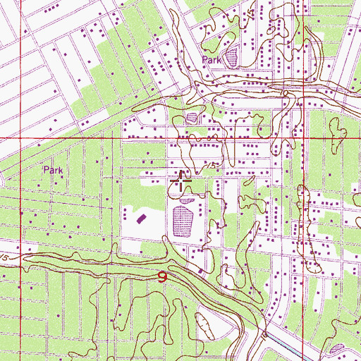 Topographic Map of Saint James Orthodox Church, FL