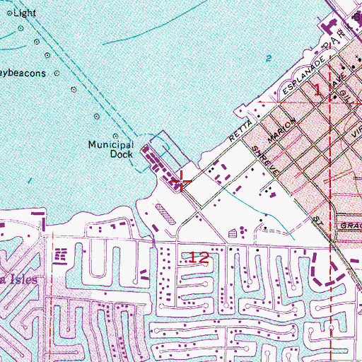 Topographic Map of Florida Military Heritage Museum, FL