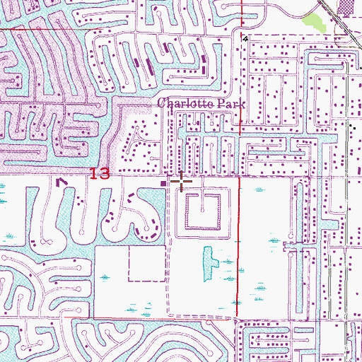 Topographic Map of Congregational United Church of Christ, FL