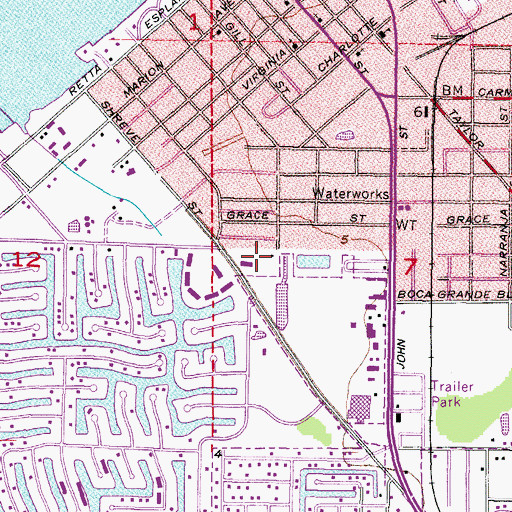 Topographic Map of Episcopal Church of the Good Shepherd, FL