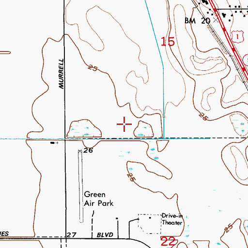 Topographic Map of Classic Car Museum of Rockledge, FL
