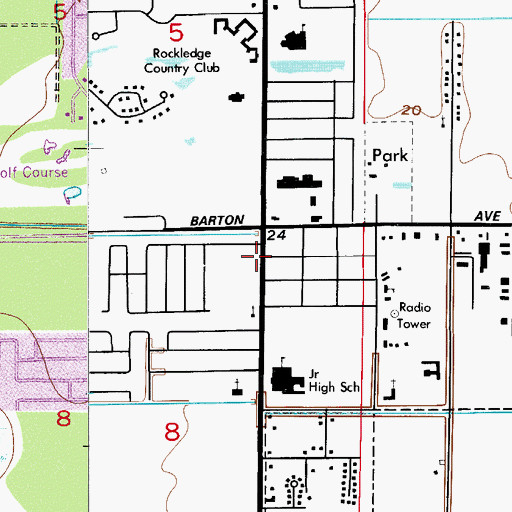 Topographic Map of The Church of Jesus Christ of Latter Day Saints, FL
