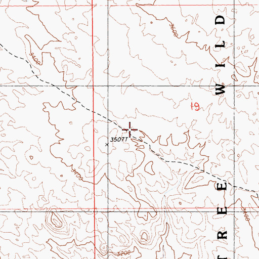 Topographic Map of Lost Palms Trail, CA