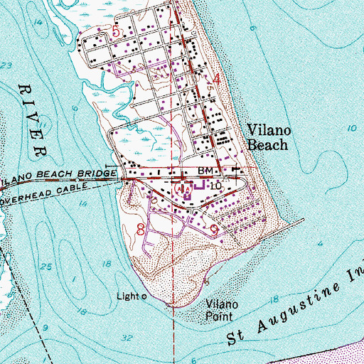 Topographic Map of Newt's Trailer Park, FL