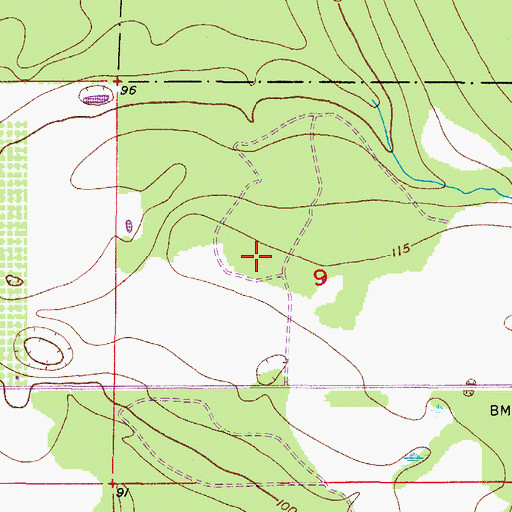 Topographic Map of The Hideaway Country Club, FL