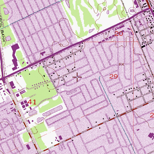 Topographic Map of Candlelight Manor Mobile Home Estates, FL